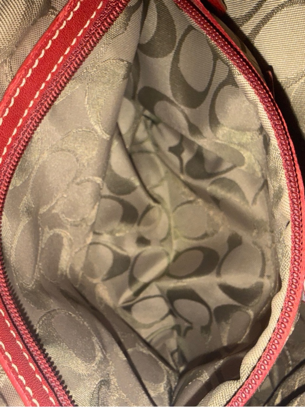 COACH LEGACY SOHO 2002 RED LEATHER BAG #9186 - Picture 13 of 17